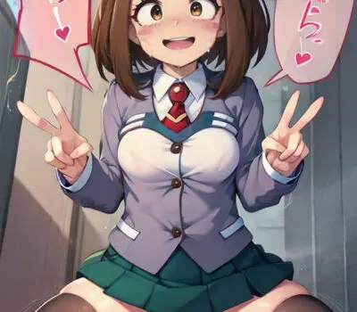 麗日お茶子のエロ画像 171枚目